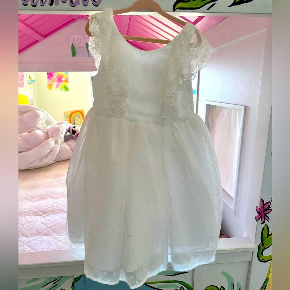 Gorgeous Janie & Jack White lace dress size 4
